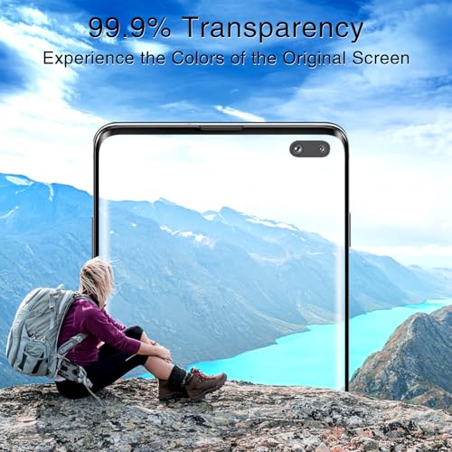 KAREEN 2 Pack Screen Protector for Samsung Galaxy S10 Plus Tempered Glass | 3D Full Coverage, 9H Hardness, Anti Scratch, Case Friendly - size: Galaxy S10 Plus 6.4-inch