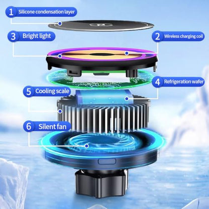 Car Magnetic Phone Mount for Volvo XC60 2018 2019 2020 2021 2022 20223 2024 2025 Auto Interior Accessories Best Cellphone Holder Fast 15W Wireless Charger Cell Phones Charging Screen Stand Accessory