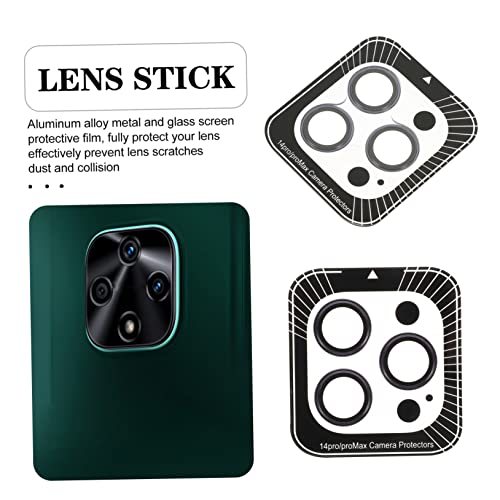 Gatuida Tempered Lens Protector Film for Pro Pro Scratch Resistant Camera Cover High Transparency Mobile Phone Accessories with Dark Purple Finish
