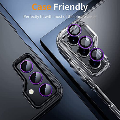 Zeking Pack for Samsung Galaxy A54 Camera Lens Protector - color: Colorful