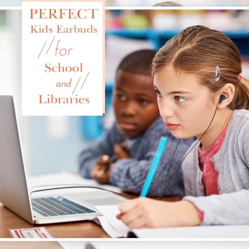 Kanayu 100 Pack Wired Earbuds Bulk for Classroom, No Mic 3.5mm, Orange - color: Orange