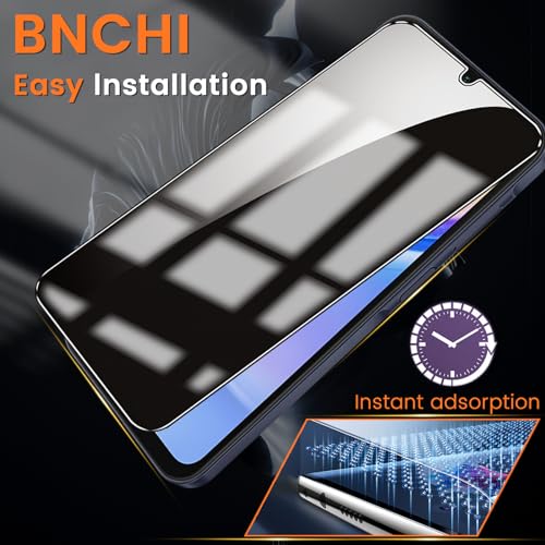 3+3 Pack for Samsung Galaxy A15 5G Privacy Screen Protector with Camera Lens Protector, Anti-Spy Tempered Glass Film, 9H Hardness, Anti-Scratch, Touch Sensitive - size: Samsung Galaxy A15