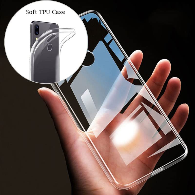 Phone Case for TCL 40 NxtPaper (6.78"), Silicone Ultra Slim Shockproof Protection Case for TCL 40 NxtPaper, Anti-Yellowing Anti-Scratch Soft TPU Bumper Clear Cover Shell - Transparent
