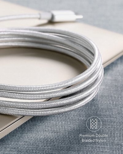 Anker USB A to USB C Cable, USB to USB C Cable (2-Pack, 6 ft, Silver) - color: sliver, size: 6ft