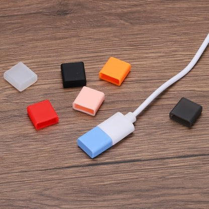 uxcell 20pcs USB 2.0 Port Cap Cover Anti Dust Silicone Protector for USB Male USB Data Cable, Pink - color: Pink