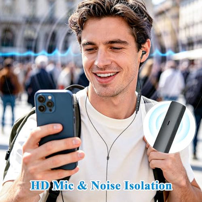ACANDYA MFi-Certified Lighting Earbuds for iPhone 14 13 12 11 Pro Max Black - color: Black