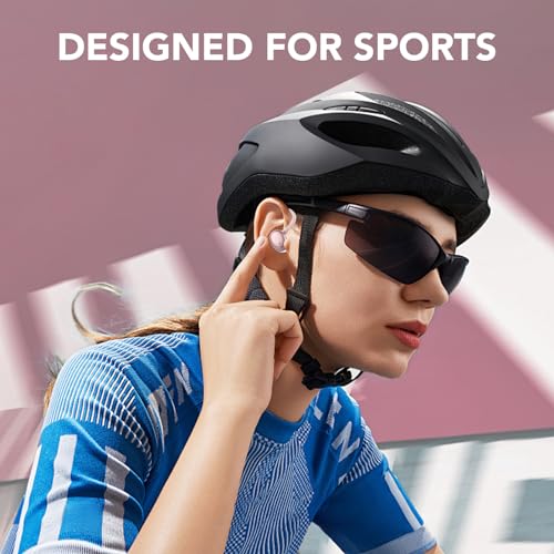 Bluetooth Headphones Wireless Earbuds 72hrs Playtime Wireless Charging Case Digital Display, Ear Buds with Earhook, Deep Bass 2.0, IPX7 Waterproof Over-Ear Earbuds for Android iOS Workout