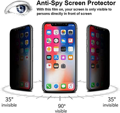 3 Pack for Motorola Moto G 5G 2025 Privacy Screen Protector - color: [Privacy]-Moto G 5G 2025