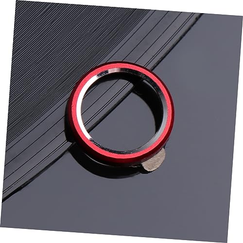 Lurrose 3pcs Metal Lens Protector Ring for Scratch-resistant Camera Lens Guard Circle Easy to Install Protection High-end Metal Texture Red - color: Red