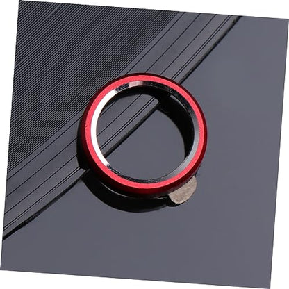Lurrose 3pcs Metal Lens Protector Ring for Scratch-resistant Camera Lens Guard Circle Easy to Install Protection High-end Metal Texture Red - color: Red