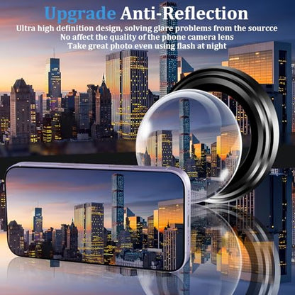 (3+2 Pack) 360°Privacy Screen Protector for iPhone 17 【4 Way Anti Spy】 + Camera Lens Protector,9H Shatterproof, Anti-Peep,Bubble-Free, Case Friendly Easy Installation Frame Included - Orange - size: iPhone 17