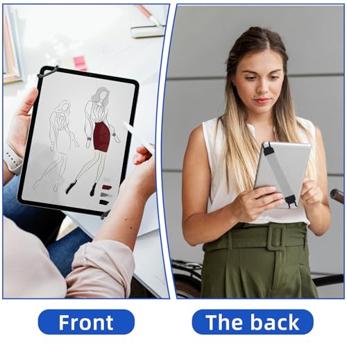 Ptwola Hand Strap Holder Universal Tablet Secure Grip Holder, Grey - color: Grey