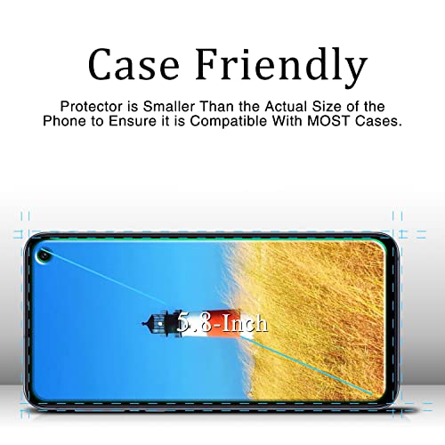 KAREEN 2 Pack Screen Protector Designed for Samsung Galaxy S10e Tempered Glass Film, 9H Hardness, Anti-Scratch, Bubble Free, Case Friendly - size: Samsung S10e