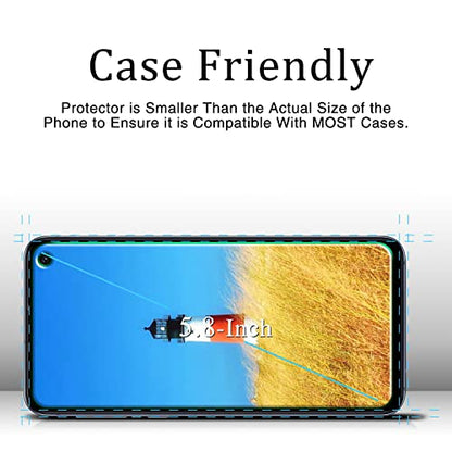 KAREEN 2 Pack Screen Protector Designed for Samsung Galaxy S10e Tempered Glass Film, 9H Hardness, Anti-Scratch, Bubble Free, Case Friendly - size: Samsung S10e