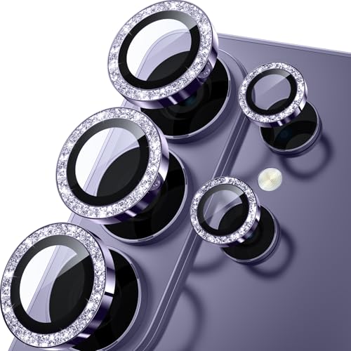 WSKEN for Samsung Galaxy S26 Ultra Camera Lens Protector - Ultra Thin - color: Glitter Violet
