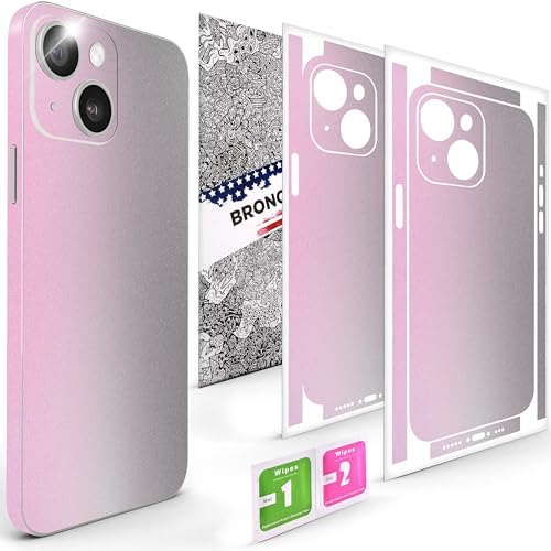 2Pcs Skin Wrap Compatible for iPhone 14 – Slim Decal Vinyl Protective Film for Sides & Back – Sleek Fit, Premium Look – Compatible with All iPhone 14 Cases - Nardo Gray - color: Nardo Gray
