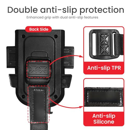 Baby Stroller Phone Holder, Universal Handlebar Phone Mount Black
