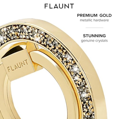 Flaunt MagSafe Phone Ring Holder and Stand - Gold Brilliance - color: Gold Brilliance