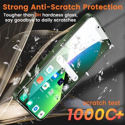 Lesakit 3+3 Pack Privacy Screen Protector for iPhone 13 6.1-Inch with 3 Pack Camera Lens Protector, Anti Spy Tempered Glass Film 9H Hardness Bubble Free Case Friendly - size: iPhone 13
