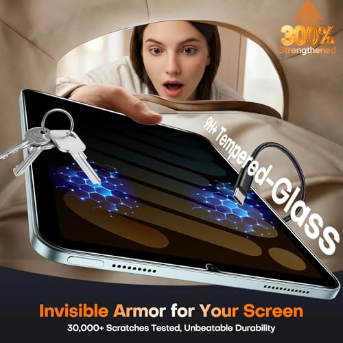 OMOTON 360° Privacy Screen Protector for iPad Mini 7(2024)/ Mini 6(2021) - size: iPad mini 6/7 8.3''
