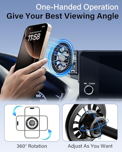 SKYLOTEC Magnetic Phone Mount for Chevy Tahoe/Suburban/GMC Yukon 2021-2024 - color: Magnetic, size: Tahoe 2021-2024 (10.2 inch screen)