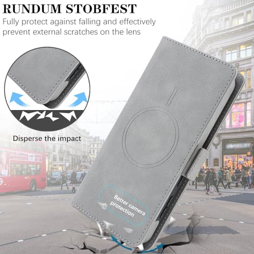 for Google Pixel 10a Wallet Case Compatible with Magsafe, 2 in 1 Leather Flip 3 Card Holder Magnetic Detachable Cover Q1 (Pink, Google Pixel 10a) - color: Pink, size: Google Pixel 10a