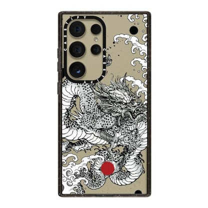 CASETiFY for Galaxy S24 Ultra Case - Impact | 8.2 ft. 4x Military Grade Drop Protection | Power Dragon | Black - color: Power Dragon, size: Galaxy S24 Ultra (6.8")