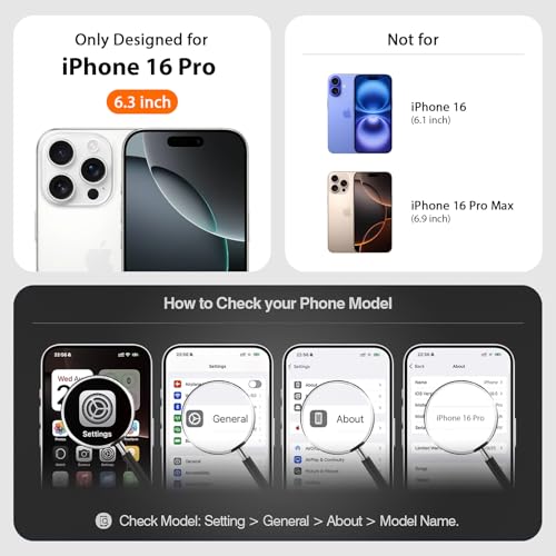 Wallet Phone Case Crafted for iPhone 16 Pro Black | Women Wallet Flip Case Cover Wrist Strap Zipper Credit Card Holder Slots PU Leather - color: Black, size: iPhone 16 Pro