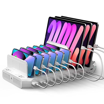 Unitek 120W 10-Port Type-C Charging Station, 10 iPads Simultaneously