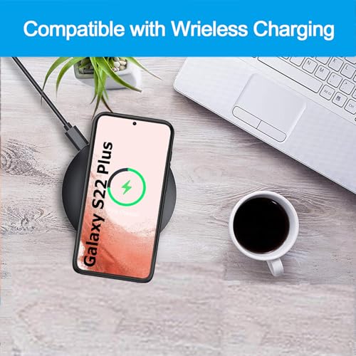 Battery Case for Galaxy S22 Plus, Upgraded 12000mAh Battery Pack Rechargeable Charger Case with Wireless Charging Compatible for Galaxy S22 Plus (6.6 inch) External Charging Case (Black) - size: Galaxy S22 Plus