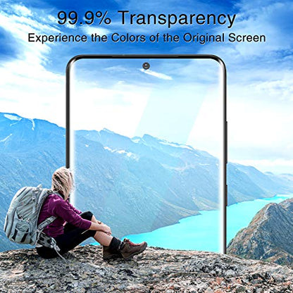 KAREEN 2 Pack Screen Protector for Samsung Galaxy S20 Ultra Tempered Glass | 3D Curved Full Coverage Film, 9H Hardness, Anti Scratch, Bubble Free - size: Galaxy S20 Ultra 6.9-inch
