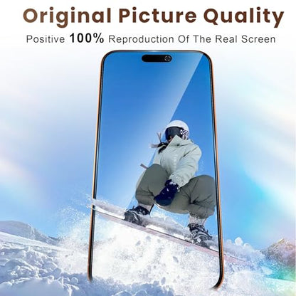 Fotbor Compatible for iPhone 17 Pro Max Privacy Screen Protector 6.9 Inch 2 Pack, [Face ID Support] True 23° Anti Spy Tempered Glass with [Auto Dust Installation], 12 FT Military-Grade Protection [Zero Bubble] Case Friendly