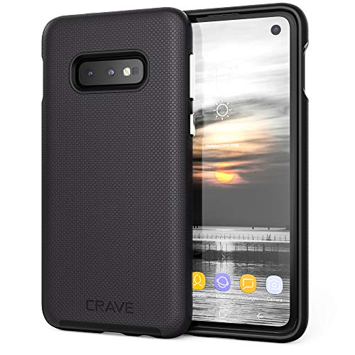 Crave Dual Guard for Samsung Galaxy S10e Case, Shockproof Protection Dual Layer Case for Samsung Galaxy S10e - Black - color: Black