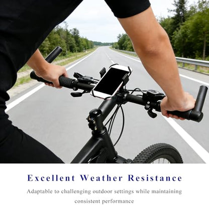 6 PCS Motorcycle Phone Mount Tether, Elastic Silicone Cellphone Holder X-Web Grip Security Band, Nonslip Smart Phone Handlebar Strap for Motorcycles Bikes Scooters - color: 6 PCS