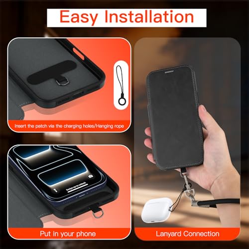 Wallet Phone Case Crafted for iPhone 17 Pro Max Gray | PU Leather Phone Case Flip Cover Wrist Strap Card Holder Slots - color: Gray-2, size: iPhone 17 Pro Max