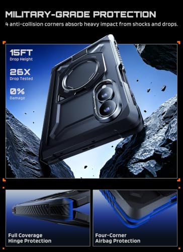 SUPCASE for Galaxy Z Fold 8 Case with Tempered Glass Screen Protector - size: Galaxy Z Fold 8