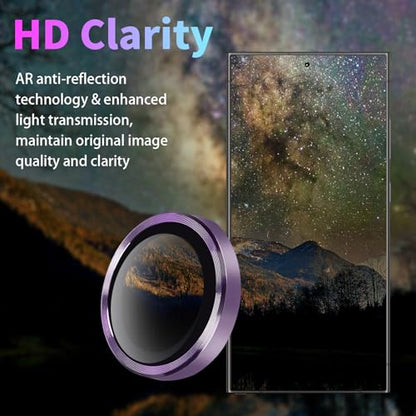 Camera Lens Protector for Samsung Galaxy S24 Ultra, Violet - color: Violet