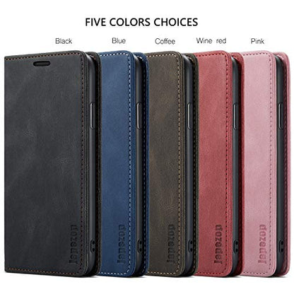 japezop Compatible with iPhone 11 Case,iPhone 11 Case Wallet with[RFID Blocking] Card Holder Kickstand, Leather Flip Wallet Case for iPhone 11 6.1 inch(Blue) - color: Blue, size: iPhone 11 6.1 Inch