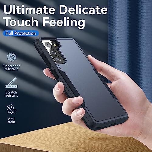 for Samsung Galaxy S21 Plus Case, with HD Screen Protector [Military Grade Drop Tested] Heavy-Duty Tough Rugged Shockproof Protective Case for Samsung S21 Plus, Blue - color: Blue