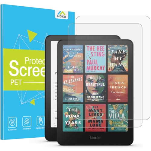 MoKo 2 Pack Screen Protector for 7" Kindle Paperwhite 12th Gen 2025/2024 - size: 2 Pack