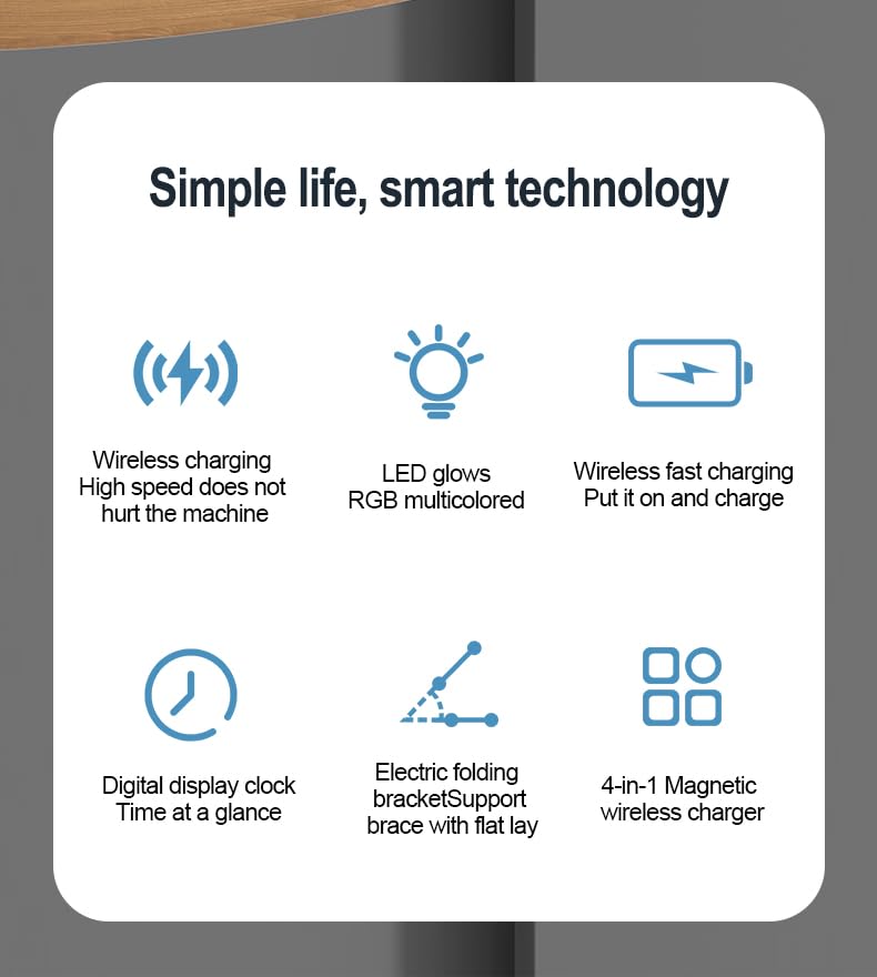 Wireless Charging Station for Samsung Smartphones, Smartwatches and Earbuds, 3-in-1 Wireless Charger Phone Holder for Samsung Phones Galaxy Watch 7/5/4/3 Watches Headphones AirPods Gen 3/2/1