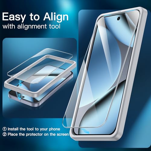 JETech Screen Protector for Google Pixel 10 Pro XL, 2+2 Pack - size: Pixel 10 Pro XL