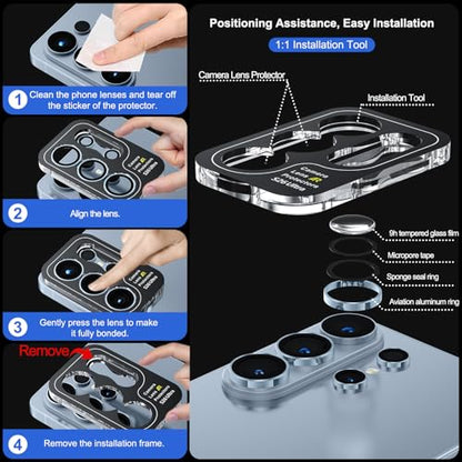 WSKEN for Samsung Galaxy S26 Ultra Camera Lens Protector - Ultra Thin - color: Blue