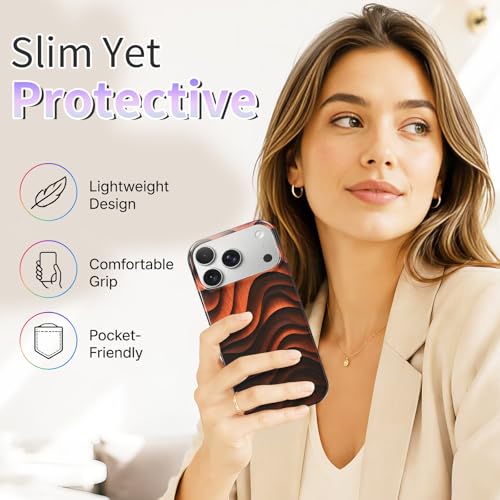 Case Compatible with iPhone 17 Pro Max, 2025 Anti-Yellow Ultra Transparent Soft TPU Phone Case, Shockproof Anti-Slip Slim Lightweight Full Coverage Protective (Wood Grain) - color: Wood grain