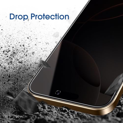 amFilm OneTouch for iPhone 16 Pro Max Privacy Screen Protector 6.9'' 2024 - size: 16P-6.9”