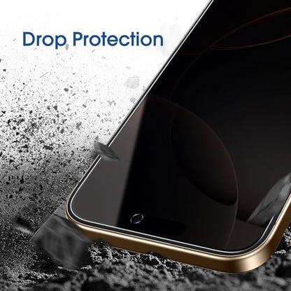 amFilm OneTouch for iPhone 16 Pro Max Privacy Screen Protector 6.9'' 2024 - size: 16P-6.9”
