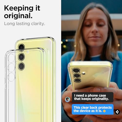 Spigen for Galaxy A35 5G Case, Ultra Hybrid [Anti-Yellowing] [Military-Grade Protection] - Crystal Clear - color: Crystal Clear, size: Galaxy A35 5G