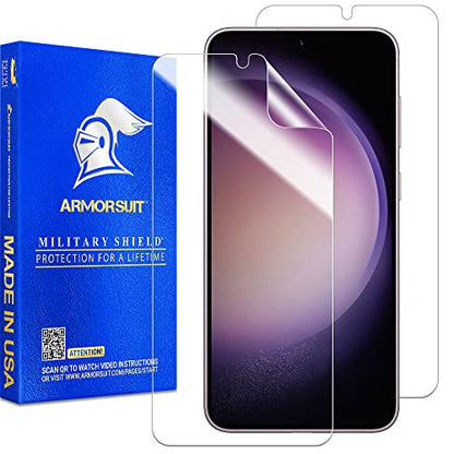 ArmorSuit 2 Pack MilitaryShield Screen Protector Designed for Samsung Galaxy S23 Plus 5G / Galaxy S23+ (6.6 Inch, 2023 Release) Case Friendly HD Clear Film - Made in USA - size: Galaxy S23+ 6.6 inch (2 Pack)