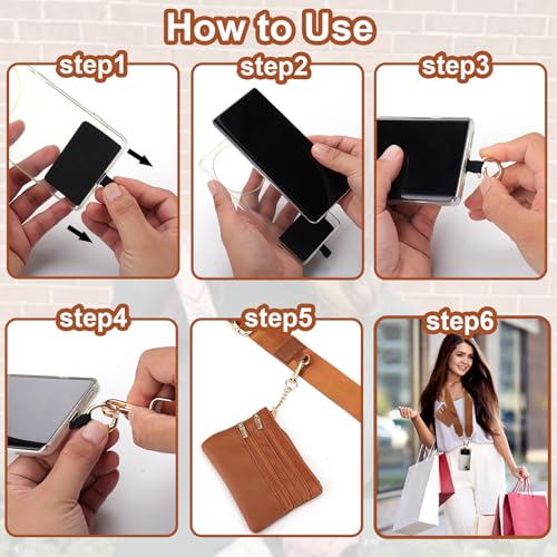 XANGNIER Clip and Go Strap for Phone with Wallet Crossbody,Multicolor 13 - color: Multicolor 13