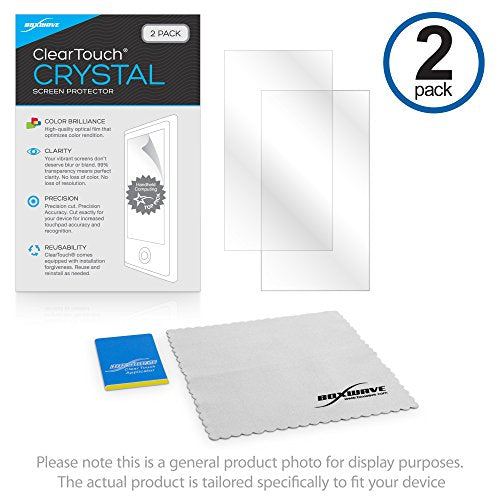 BoxWave Screen Protector Compatible with FeelWorld F6 Plus - ClearTouch Crystal (2-Pack), HD Film Skin - Shields from Scratches - size: Crystal Clear (2-Pack)